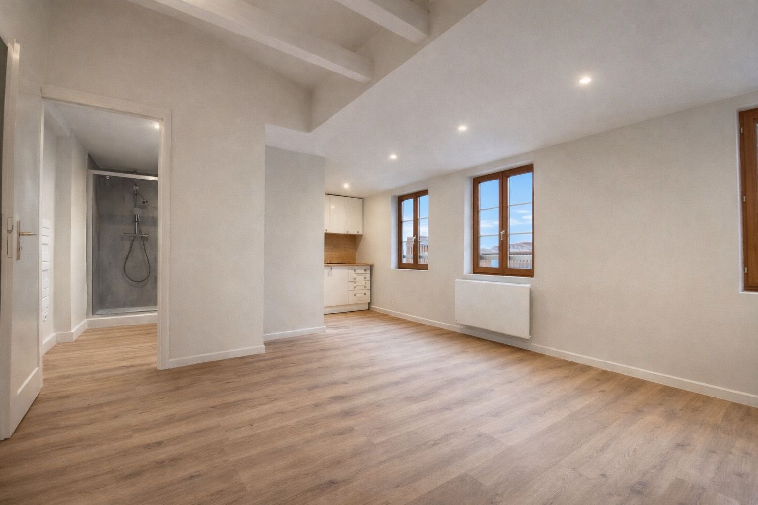 séjour vue 3 (LOT 209) situé au 3ème étage 7 rue des frères 67000 STRASBOURG