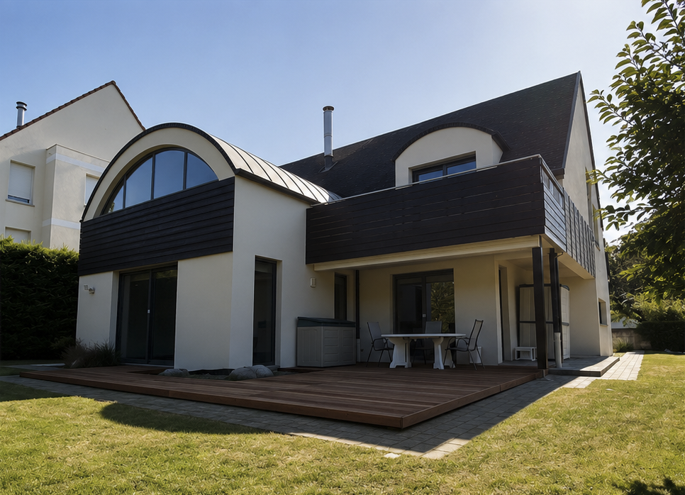 maison coté jardin, route de la Wantzenau 67000 STRASBOURG