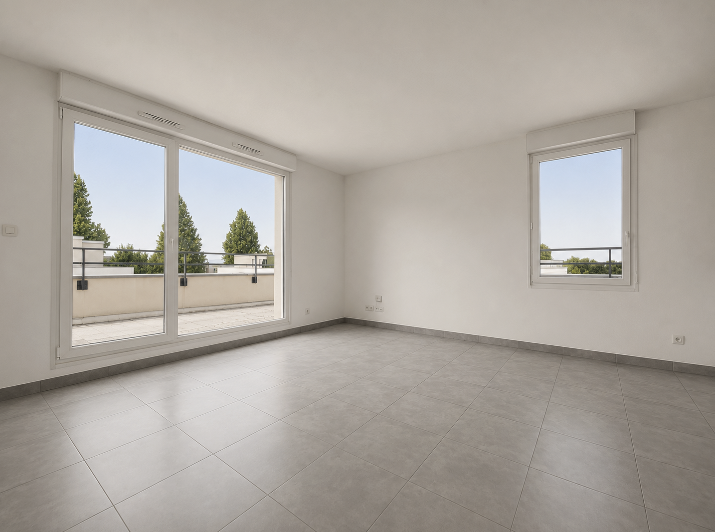 Séjour avec accès terrasse, 3 rue des glycines 67680 FEGERSHEIM