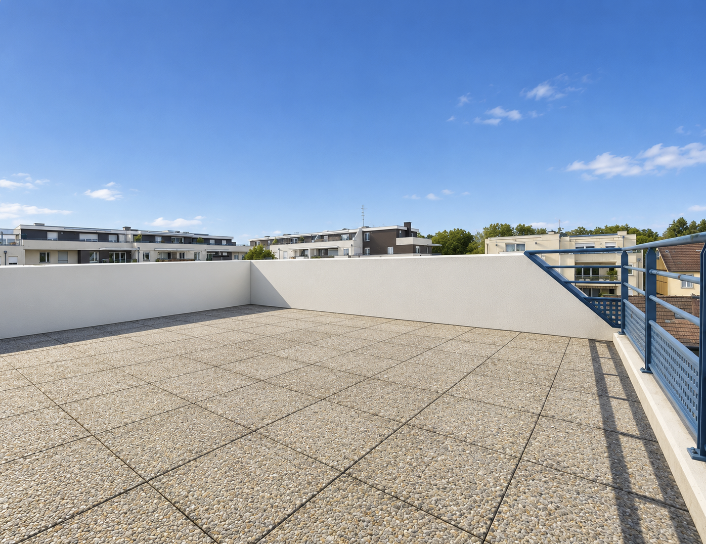 terrasse, appartement 3p situé 18 chemin Fried 67100 STRASBOURG